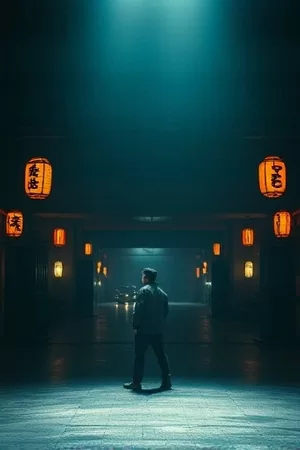 动画电影《纸上的城池》折纸城市俯瞰海报